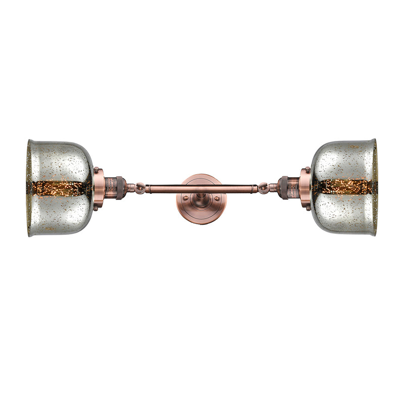 Innovations Lighting Large Bell 2 Light Bath Vanity Light Part Of The Franklin Restoration Collection 208-AC-G78-LED