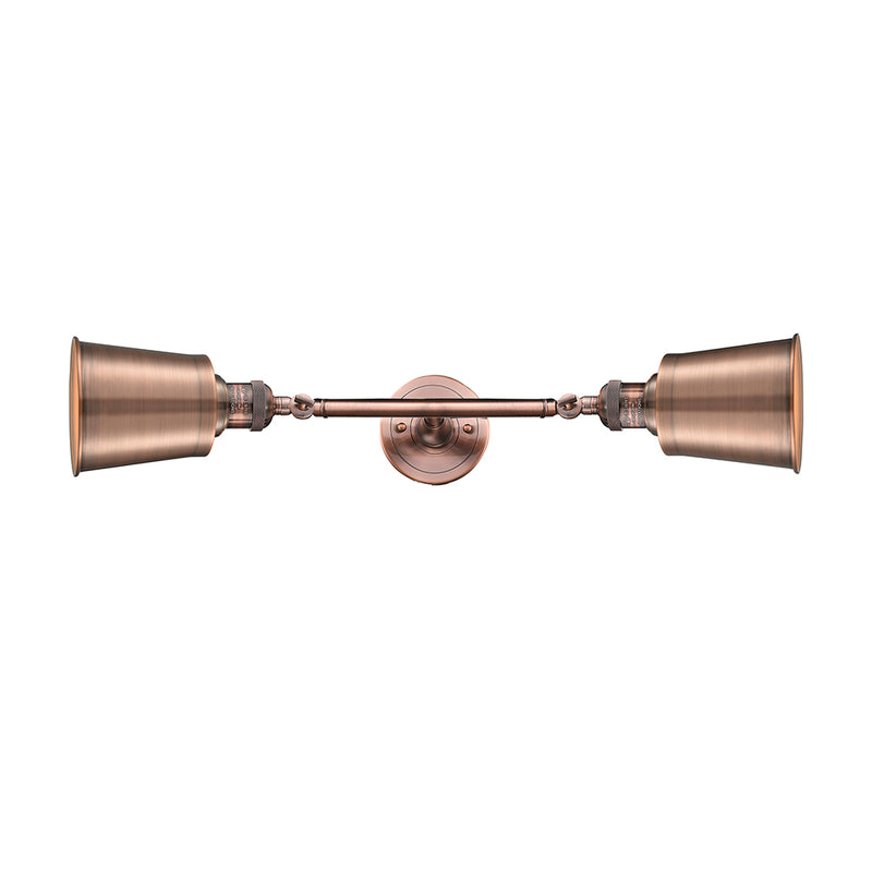 Innovations Lighting Addison 2 Light Bath Vanity Light Part Of The Franklin Restoration Collection 208-AC-M9-AC