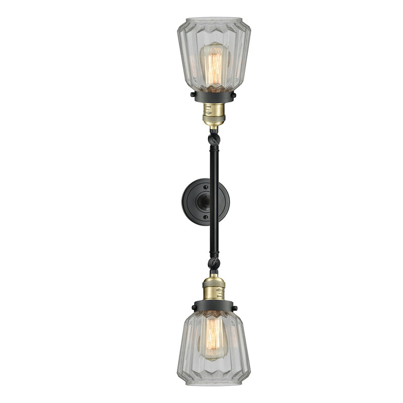 Innovations Lighting Chatham 2 Light Bath Vanity Light Part Of The Franklin Restoration Collection 208-BAB-G142