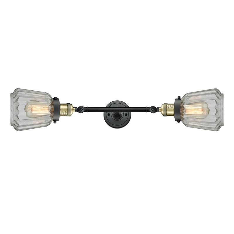 Innovations Lighting Chatham 2 Light Bath Vanity Light Part Of The Franklin Restoration Collection 208-BAB-G142
