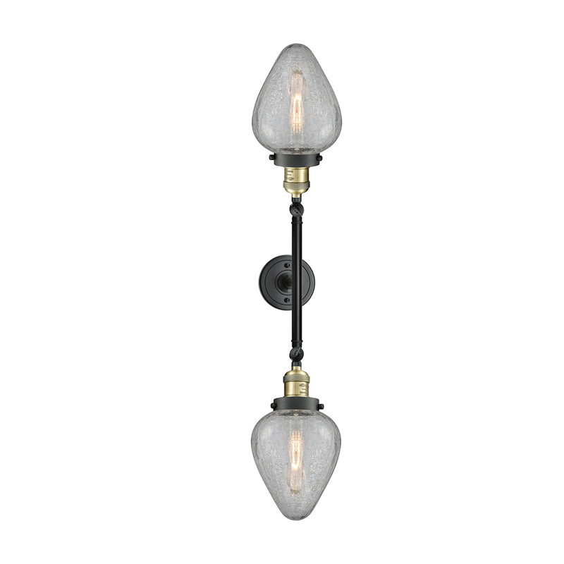 Innovations Lighting Geneseo 2 Light Bath Vanity Light Part Of The Franklin Restoration Collection 208-BAB-G165-LED