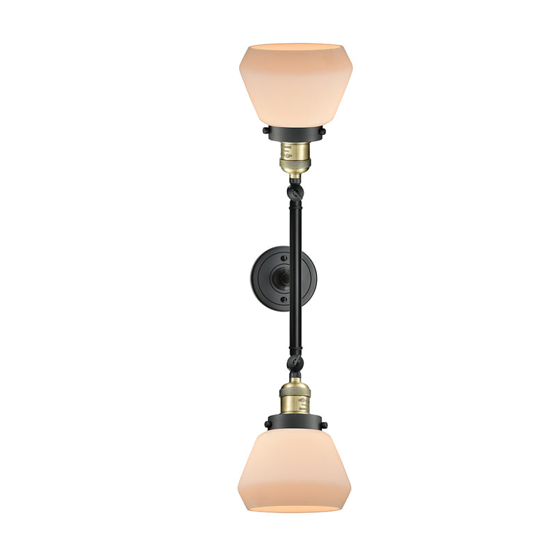 Innovations Lighting Fulton 2 Light Bath Vanity Light Part Of The Franklin Restoration Collection 208-BAB-G171