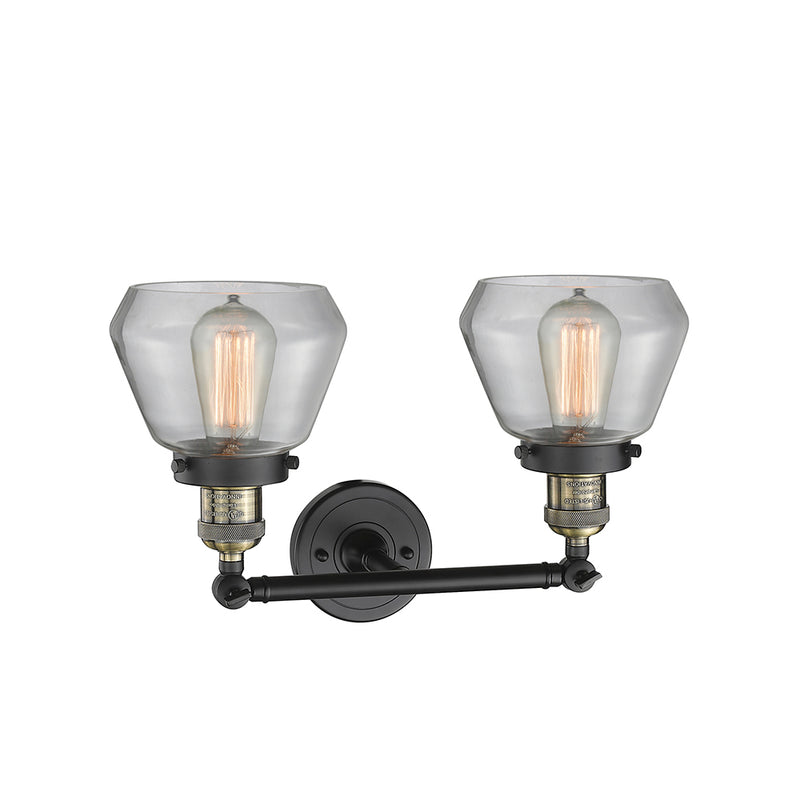 Innovations Lighting Fulton 2 Light Bath Vanity Light Part Of The Franklin Restoration Collection 208-BAB-G172-LED