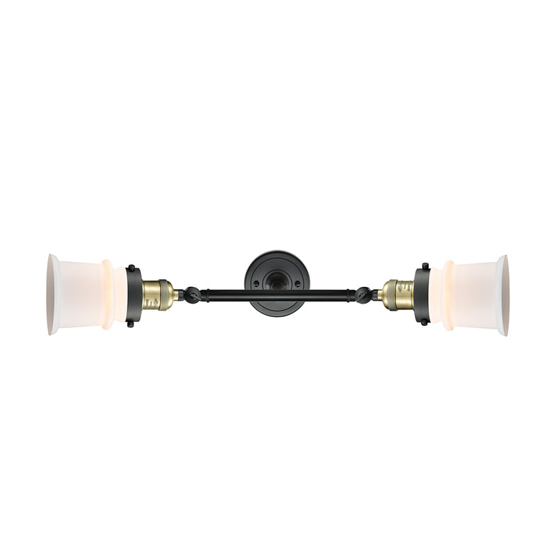Innovations Lighting Small Canton 2 Light Bath Vanity Light Part Of The Franklin Restoration Collection 208-BAB-G181S