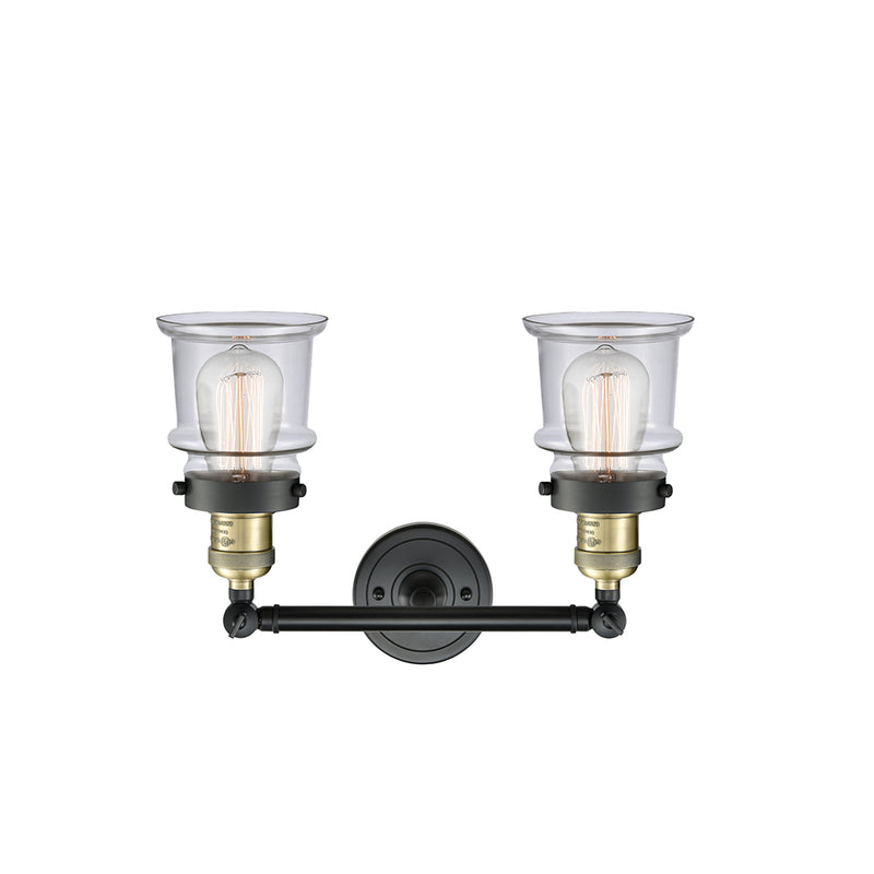 Innovations Lighting Small Canton 2 Light Bath Vanity Light Part Of The Franklin Restoration Collection 208-BAB-G182S-LED