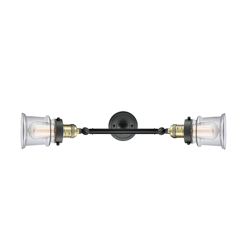 Innovations Lighting Small Canton 2 Light Bath Vanity Light Part Of The Franklin Restoration Collection 208-BAB-G182S-LED
