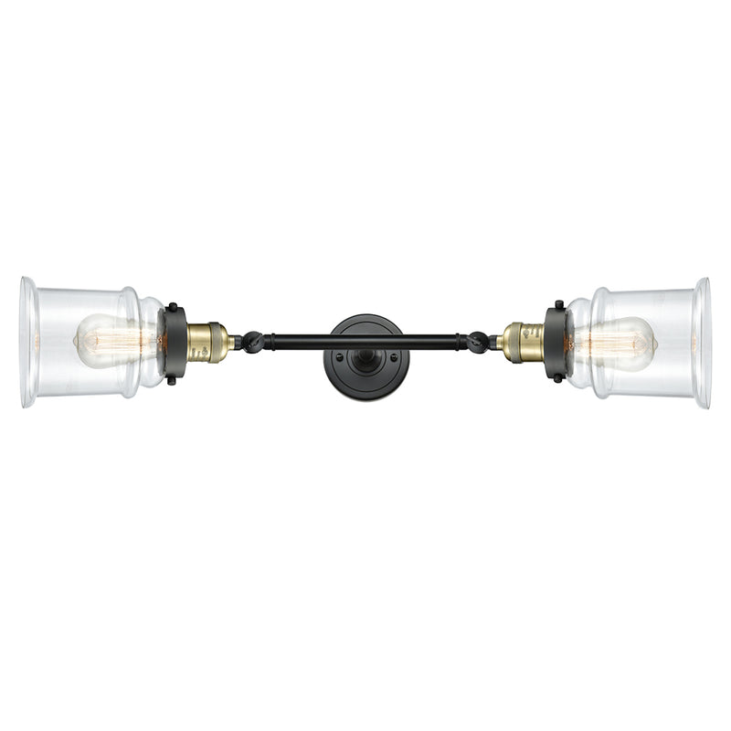 Innovations Lighting Canton 2 Light Bath Vanity Light Part Of The Franklin Restoration Collection 208-BAB-G182-LED