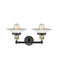 Innovations Lighting Halophane 2 Light Bath Vanity Light Part Of The Franklin Restoration Collection 208-BAB-G1-LED