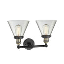 Innovations Lighting Large Cone 2 Light Bath Vanity Light Part Of The Franklin Restoration Collection 208-BAB-G42