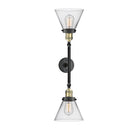 Innovations Lighting Large Cone 2 Light Bath Vanity Light Part Of The Franklin Restoration Collection 208-BAB-G42