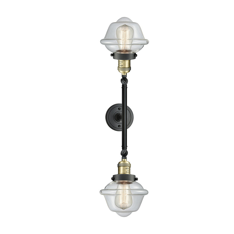 Innovations Lighting Small Oxford 2 Light Bath Vanity Light Part Of The Franklin Restoration Collection 208-BAB-G532
