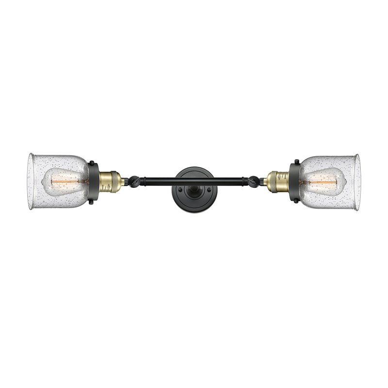 Innovations Lighting Small Bell 2 Light Bath Vanity Light Part Of The Franklin Restoration Collection 208-BAB-G54