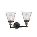 Innovations Lighting Small Cone 2 Light Bath Vanity Light Part Of The Franklin Restoration Collection 208-BAB-G62