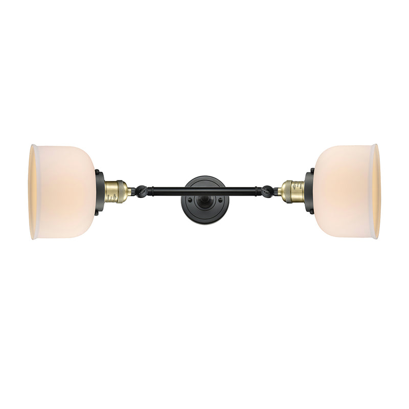 Innovations Lighting Large Bell 2 Light Bath Vanity Light Part Of The Franklin Restoration Collection 208-BAB-G71-LED
