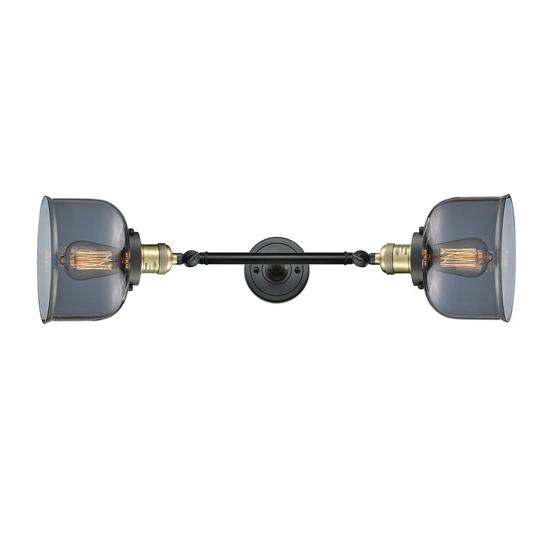 Innovations Lighting Large Bell 2 Light Bath Vanity Light Part Of The Franklin Restoration Collection 208-BAB-G73-LED