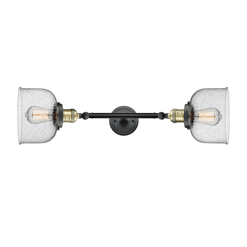 Innovations Lighting Large Bell 2 Light Bath Vanity Light Part Of The Franklin Restoration Collection 208-BAB-G74-LED