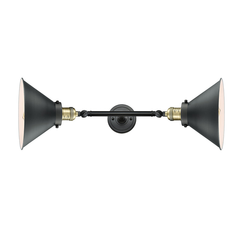 Innovations Lighting Briarcliff 2 Light Bath Vanity Light Part Of The Franklin Restoration Collection 208-BAB-M10-BK