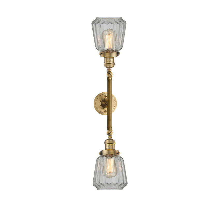 Innovations Lighting Chatham 2 Light Bath Vanity Light Part Of The Franklin Restoration Collection 208-BB-G142