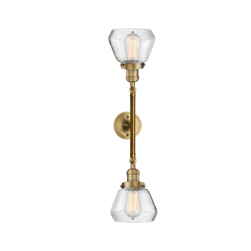 Innovations Lighting Fulton 2 Light Bath Vanity Light Part Of The Franklin Restoration Collection 208-BB-G172-LED