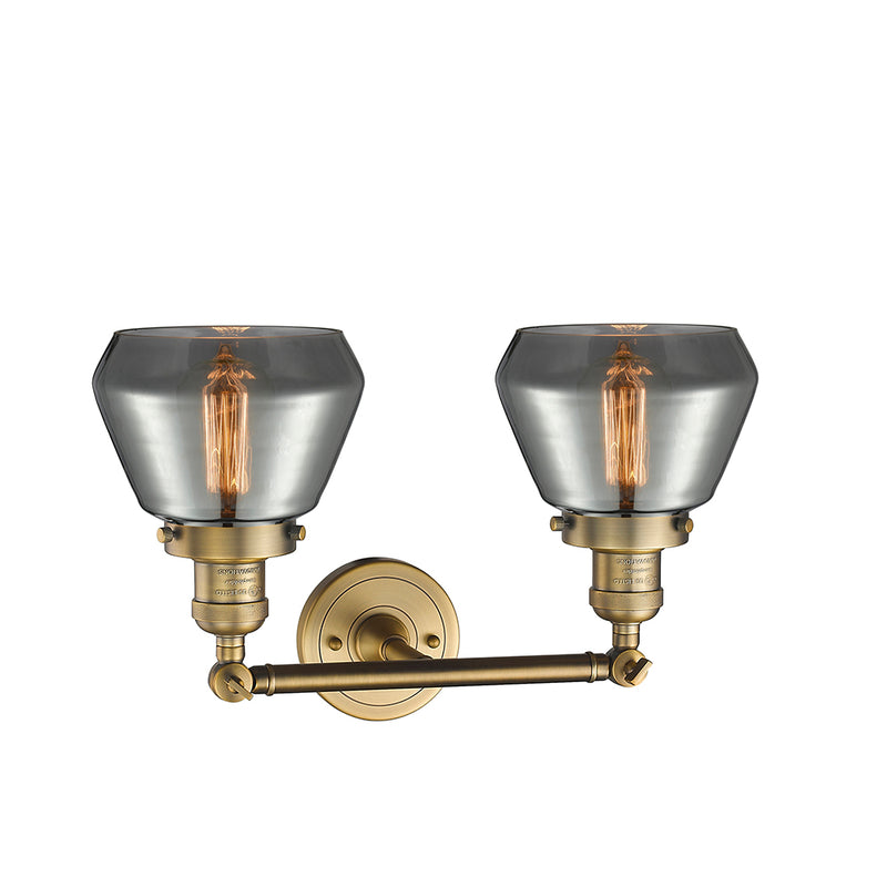 Innovations Lighting Fulton 2 Light Bath Vanity Light Part Of The Franklin Restoration Collection 208-BB-G173-LED