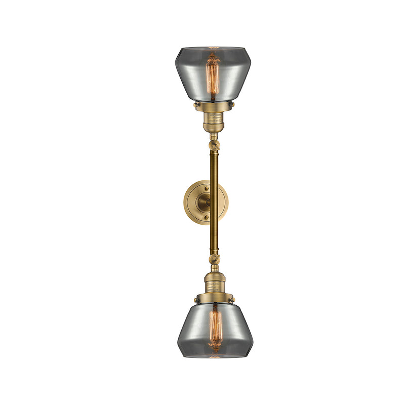 Innovations Lighting Fulton 2 Light Bath Vanity Light Part Of The Franklin Restoration Collection 208-BB-G173-LED