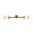 Innovations Lighting Small Canton 2 Light Bath Vanity Light Part Of The Franklin Restoration Collection 208-BB-G181S-LED