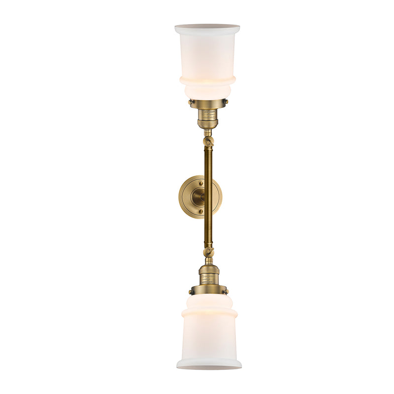 Innovations Lighting Canton 2 Light Bath Vanity Light Part Of The Franklin Restoration Collection 208-BB-G181-LED