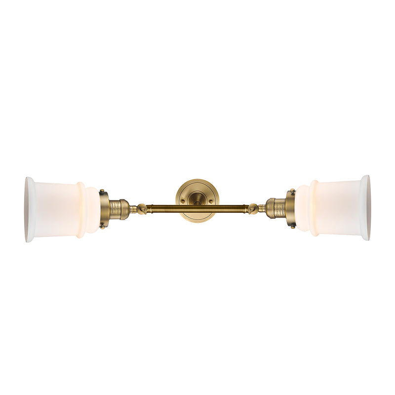 Innovations Lighting Canton 2 Light Bath Vanity Light Part Of The Franklin Restoration Collection 208-BB-G181-LED