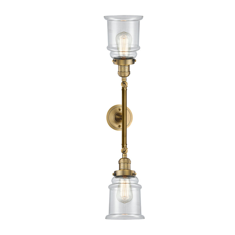 Innovations Lighting Canton 2 Light Bath Vanity Light Part Of The Franklin Restoration Collection 208-BB-G182-LED