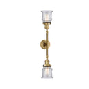 Innovations Lighting Small Canton 2 Light Bath Vanity Light Part Of The Franklin Restoration Collection 208-BB-G184S-LED