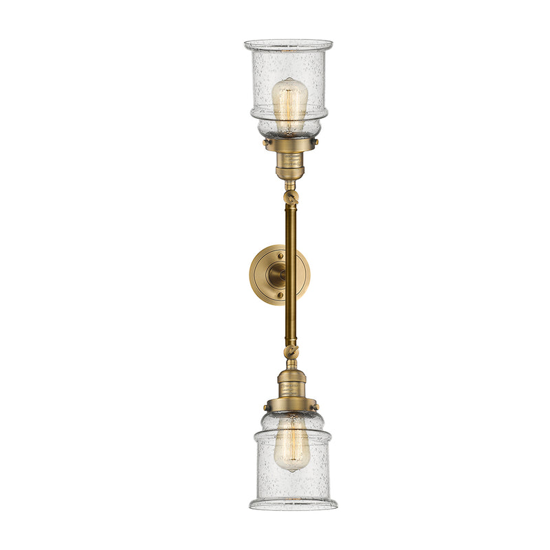 Innovations Lighting Canton 2 Light Bath Vanity Light Part Of The Franklin Restoration Collection 208-BB-G184