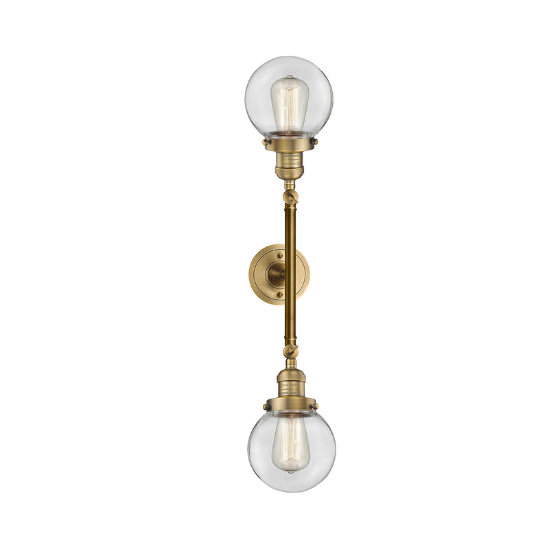 Innovations Lighting Beacon 2 Light 17" Bath Vanity Light 208-BB-G202-6