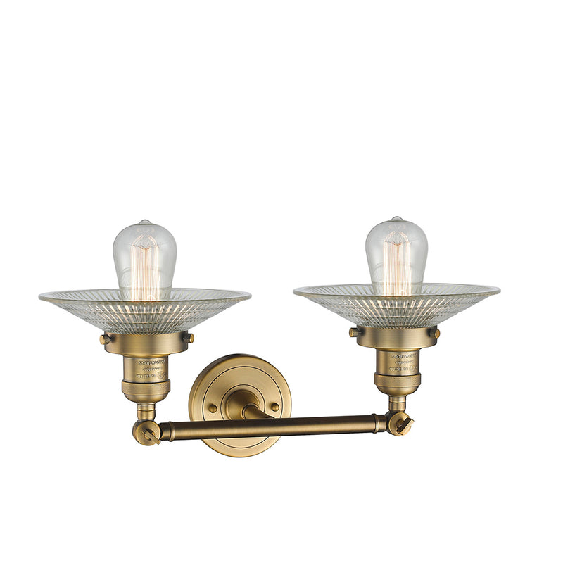 Innovations Lighting Halophane 2 Light Bath Vanity Light Part Of The Franklin Restoration Collection 208-BB-G2-LED