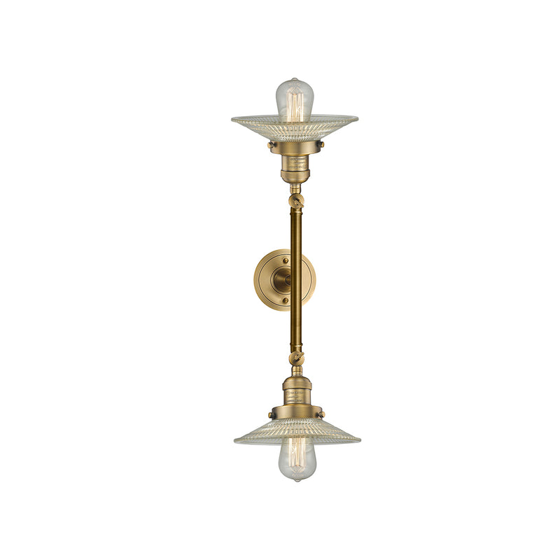 Innovations Lighting Halophane 2 Light Bath Vanity Light Part Of The Franklin Restoration Collection 208-BB-G2-LED