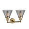Innovations Lighting Large Cone 2 Light Bath Vanity Light Part Of The Franklin Restoration Collection 208-BB-G43-LED