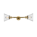 Innovations Lighting Large Cone 2 Light Bath Vanity Light Part Of The Franklin Restoration Collection 208-BB-G44