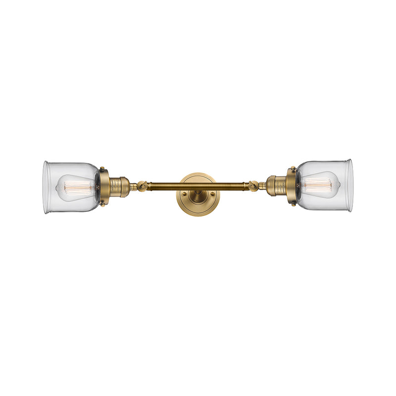 Innovations Lighting Small Bell 2 Light Bath Vanity Light Part Of The Franklin Restoration Collection 208-BB-G52-LED