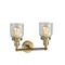 Innovations Lighting Small Bell 2 Light Bath Vanity Light Part Of The Franklin Restoration Collection 208-BB-G54-LED