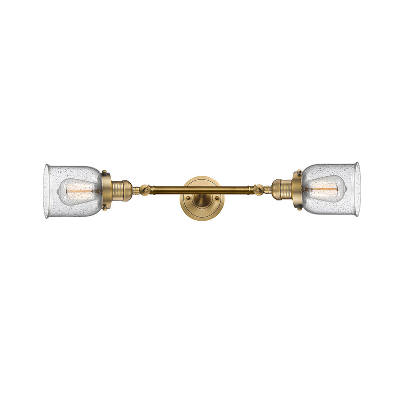 Innovations Lighting Small Bell 2 Light Bath Vanity Light Part Of The Franklin Restoration Collection 208-BB-G54
