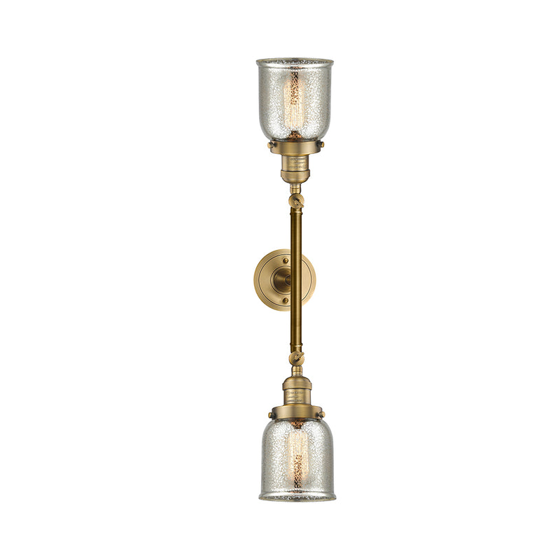 Innovations Lighting Small Bell 2 Light Bath Vanity Light Part Of The Franklin Restoration Collection 208-BB-G58