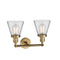 Innovations Lighting Small Cone 2 Light Bath Vanity Light Part Of The Franklin Restoration Collection 208-BB-G62