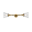 Innovations Lighting Small Cone 2 Light Bath Vanity Light Part Of The Franklin Restoration Collection 208-BB-G64