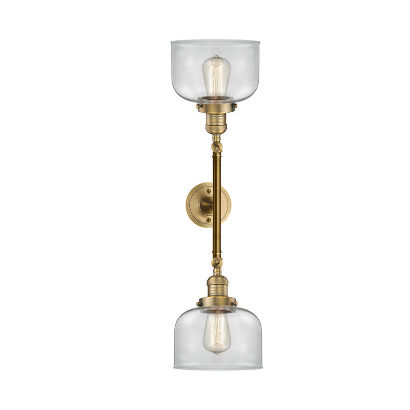 Innovations Lighting Large Bell 2 Light Bath Vanity Light Part Of The Franklin Restoration Collection 208-BB-G72
