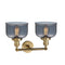 Innovations Lighting Large Bell 2 Light Bath Vanity Light Part Of The Franklin Restoration Collection 208-BB-G73-LED