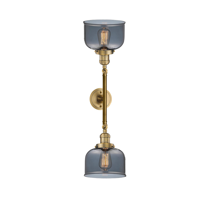 Innovations Lighting Large Bell 2 Light Bath Vanity Light Part Of The Franklin Restoration Collection 208-BB-G73