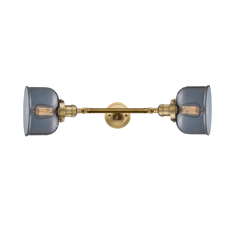 Innovations Lighting Large Bell 2 Light Bath Vanity Light Part Of The Franklin Restoration Collection 208-BB-G73-LED