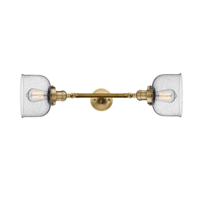 Innovations Lighting Large Bell 2 Light Bath Vanity Light Part Of The Franklin Restoration Collection 208-BB-G74-LED
