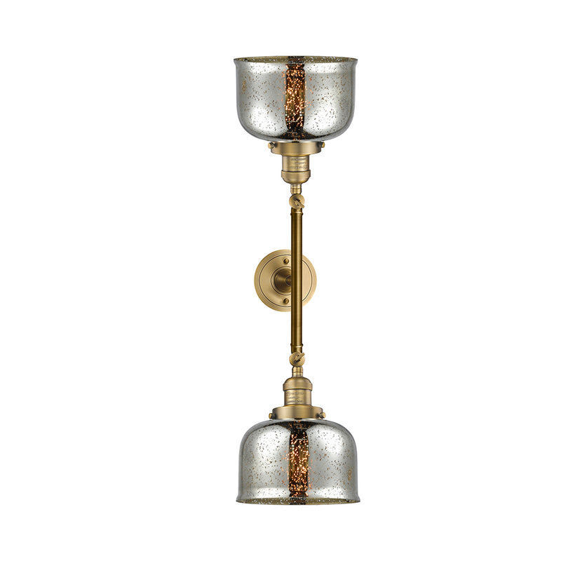 Innovations Lighting Large Bell 2 Light Bath Vanity Light Part Of The Franklin Restoration Collection 208-BB-G78-LED