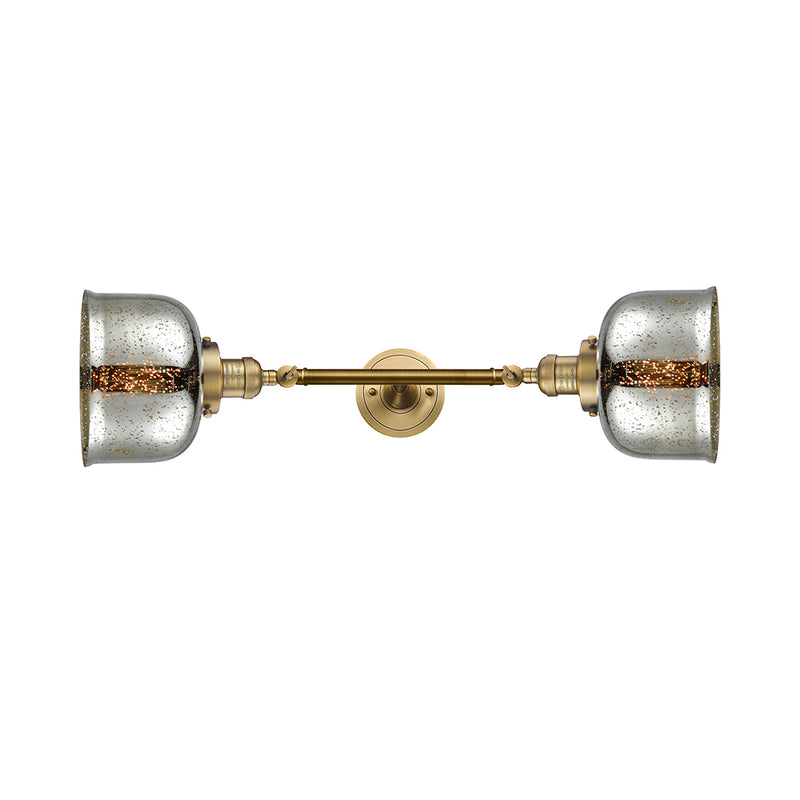 Innovations Lighting Large Bell 2 Light Bath Vanity Light Part Of The Franklin Restoration Collection 208-BB-G78-LED