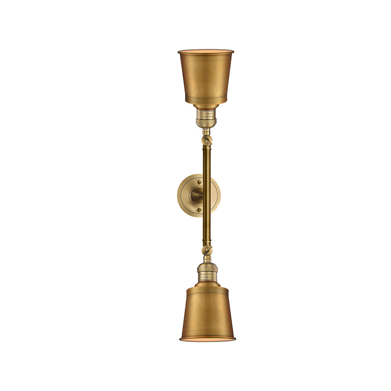 Innovations Lighting Addison 2 Light Bath Vanity Light Part Of The Franklin Restoration Collection 208-BB-M9-BB